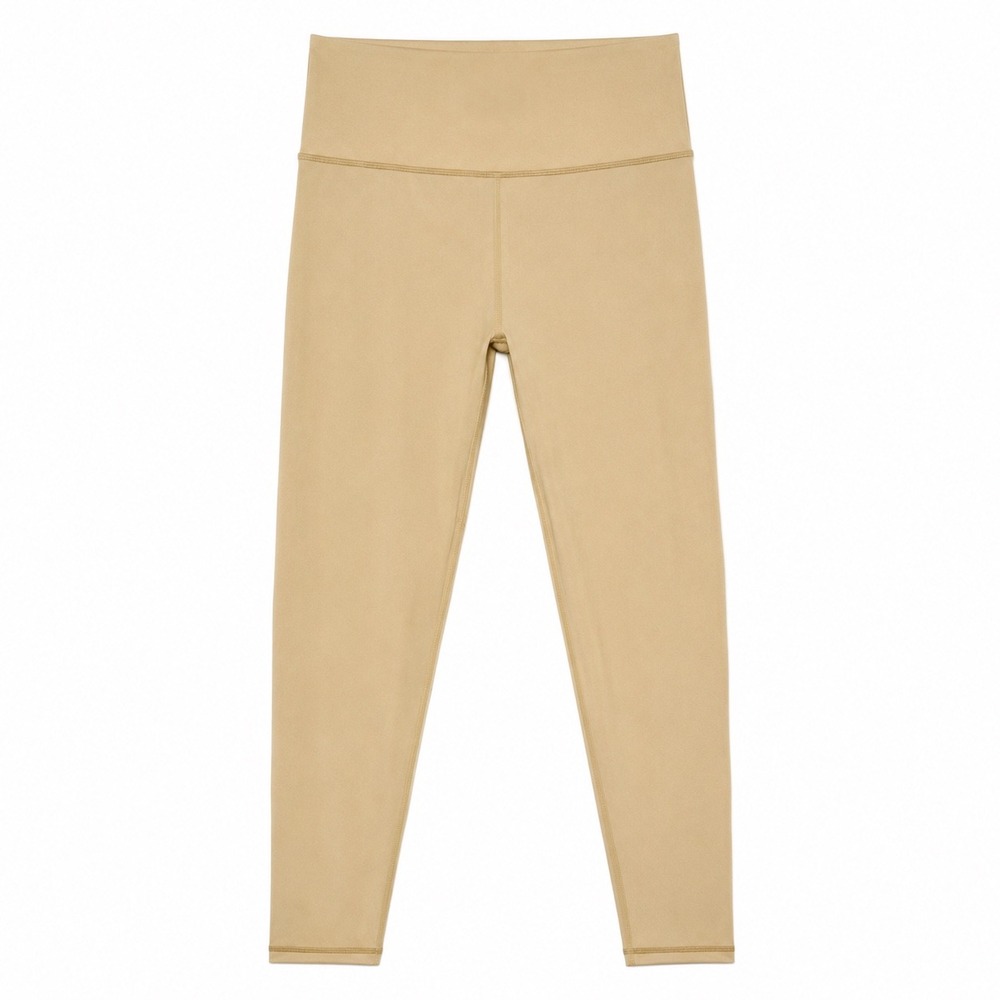 Fabletics Define PowerHold High Waisted 7/8 Leggings Beige Large NWT